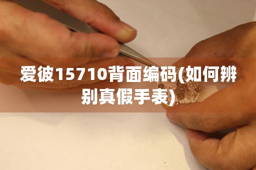 愛彼15710背面編碼(如何辨別真假手表)