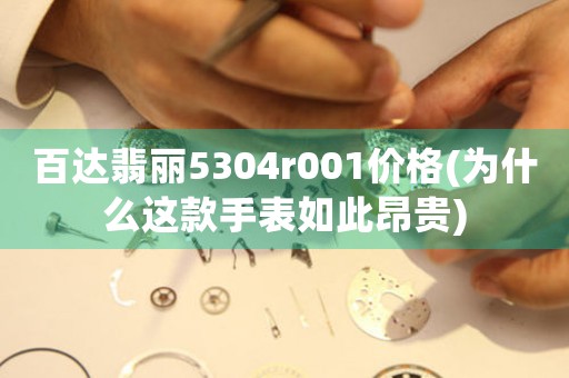 百達翡麗5304r001價格(為什么這款手表如此昂貴)