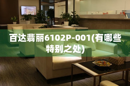 百達(dá)翡麗6102P-001(有哪些特別之處)