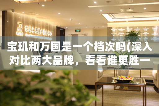 寶璣和萬國是一個檔次嗎(深入對比兩大品牌，看看誰更勝一籌)