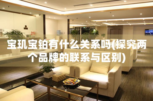 寶璣寶鉑有什么關(guān)系嗎(探究兩個品牌的聯(lián)系與區(qū)別)