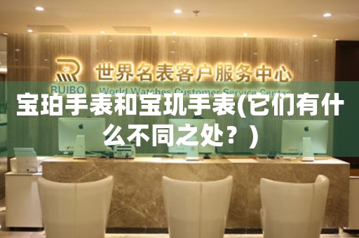 寶珀手表和寶璣手表(它們有什么不同之處？)