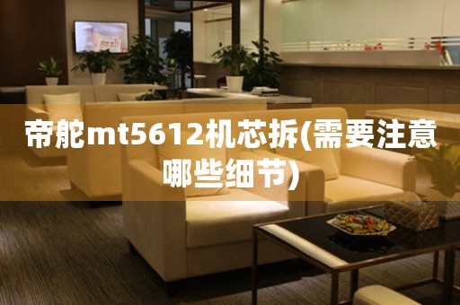 帝舵mt5612機(jī)芯拆(需要注意哪些細(xì)節(jié))