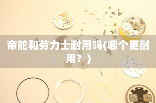 帝舵和勞力士耐用嗎(哪個更耐用？)
