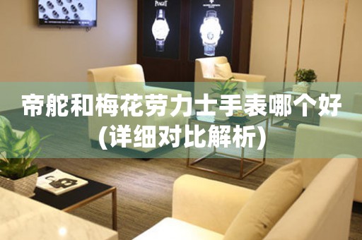 帝舵和梅花勞力士手表哪個好(詳細對比解析)