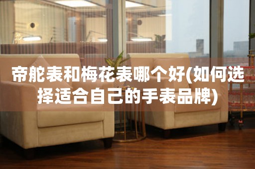 帝舵表和梅花表哪個好(如何選擇適合自己的手表品牌)