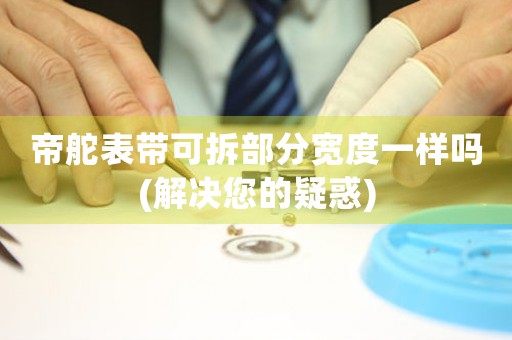 帝舵表帶可拆部分寬度一樣嗎(解決您的疑惑)