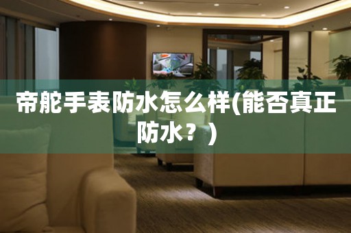 帝舵手表防水怎么樣(能否真正防水？)