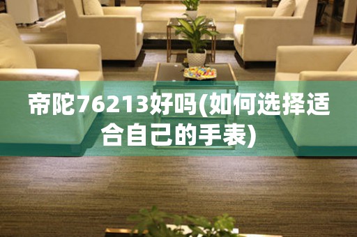 帝陀76213好嗎(如何選擇適合自己的手表)