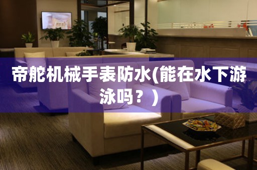 帝舵機(jī)械手表防水(能在水下游泳嗎？)