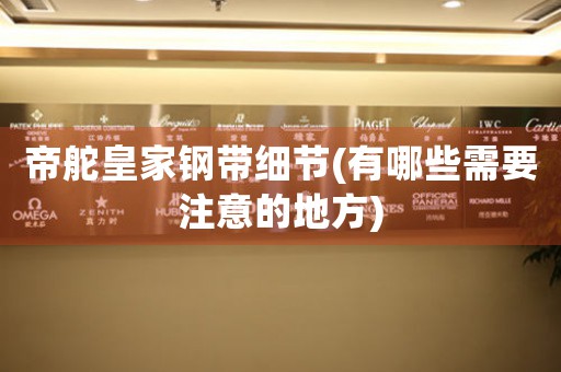 帝舵皇家鋼帶細(xì)節(jié)(有哪些需要注意的地方)