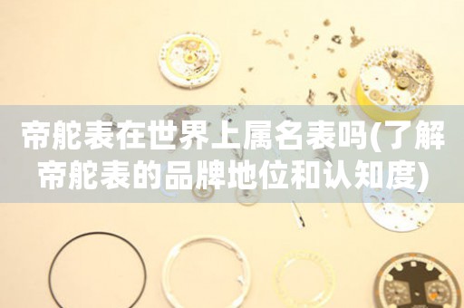 帝舵表在世界上屬名表嗎(了解帝舵表的品牌地位和認(rèn)知度)