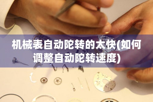 機械表自動陀轉(zhuǎn)的太快(如何調(diào)整自動陀轉(zhuǎn)速度)