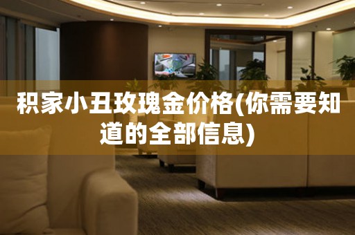 積家小丑玫瑰金價(jià)格(你需要知道的全部信息)