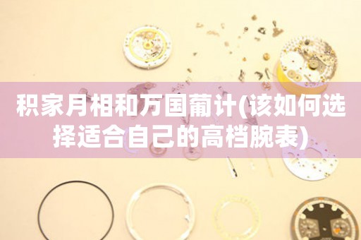 積家月相和萬國葡計(該如何選擇適合自己的高檔腕表)