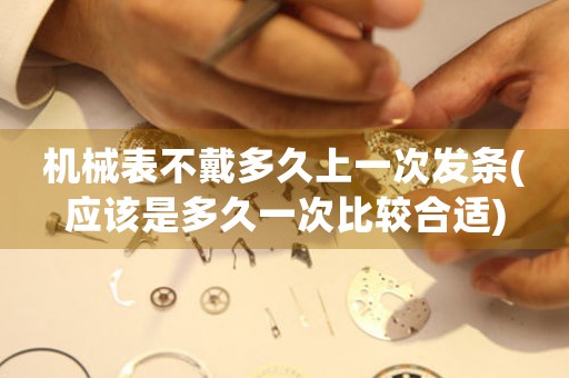 機(jī)械表不戴多久上一次發(fā)條(應(yīng)該是多久一次比較合適)