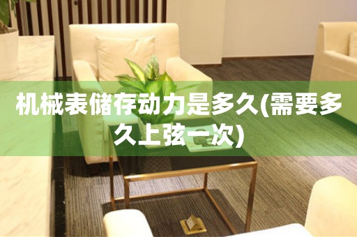 機(jī)械表儲(chǔ)存動(dòng)力是多久(需要多久上弦一次)