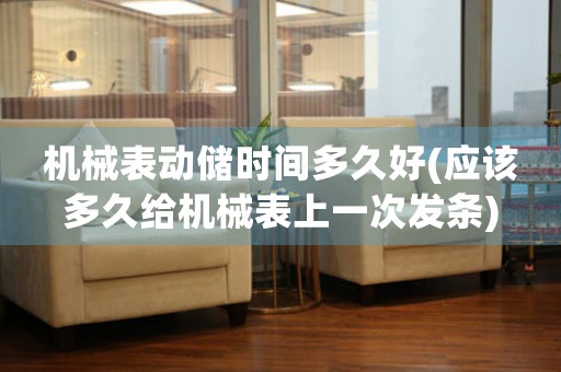 機(jī)械表動(dòng)儲(chǔ)時(shí)間多久好(應(yīng)該多久給機(jī)械表上一次發(fā)條)