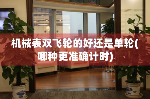 機(jī)械表雙飛輪的好還是單輪(哪種更準(zhǔn)確計(jì)時(shí))