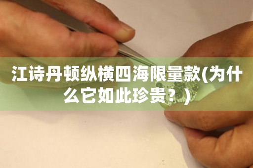 江詩(shī)丹頓縱橫四海限量款(為什么它如此珍貴？)