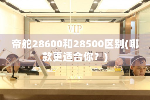 帝舵28600和28500區(qū)別(哪款更適合你？)