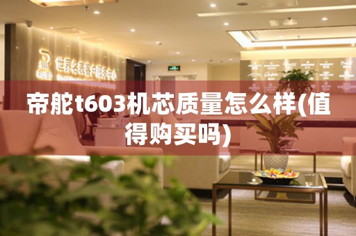 帝舵t603機芯質量怎么樣(值得購買嗎)
