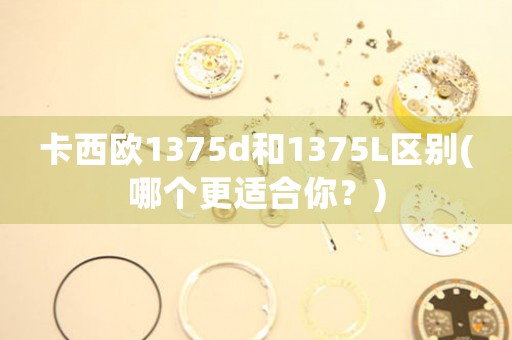卡西歐1375d和1375L區(qū)別(哪個(gè)更適合你？)