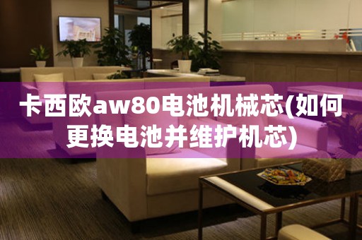 卡西歐aw80電池機械芯(如何更換電池并維護機芯)