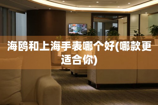 海鷗和上海手表哪個好(哪款更適合你)
