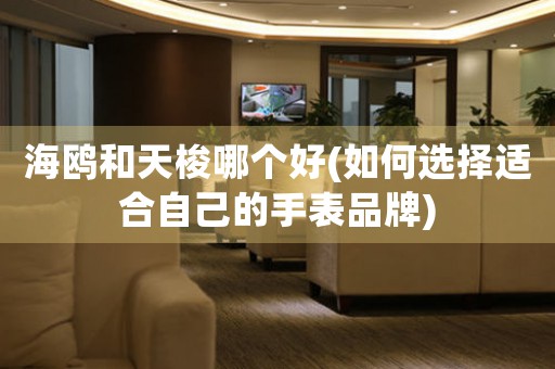 海鷗和天梭哪個好(如何選擇適合自己的手表品牌)