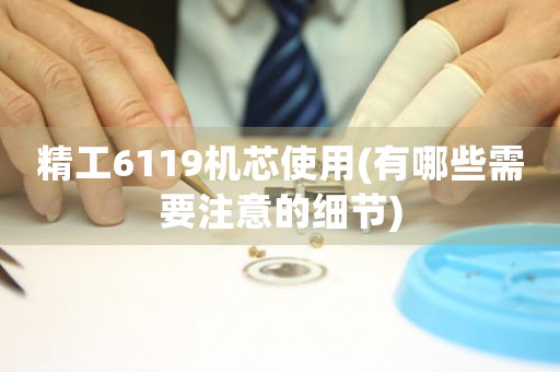 精工6119機(jī)芯使用(有哪些需要注意的細(xì)節(jié))