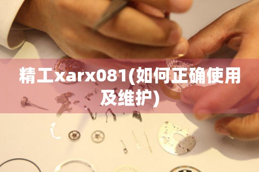 精工xarx081(如何正確使用及維護(hù))