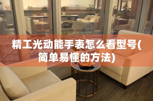 精工光動(dòng)能手表怎么看型號(hào)(簡(jiǎn)單易懂的方法)