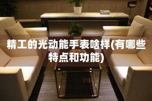 精工的光動能手表啥樣(有哪些特點和功能)