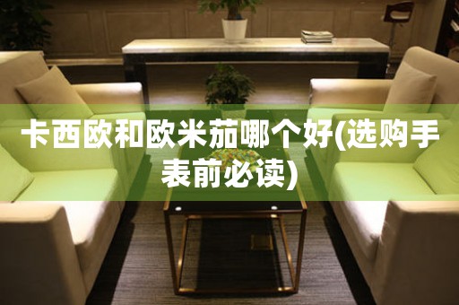 卡西歐和歐米茄哪個(gè)好(選購(gòu)手表前必讀)