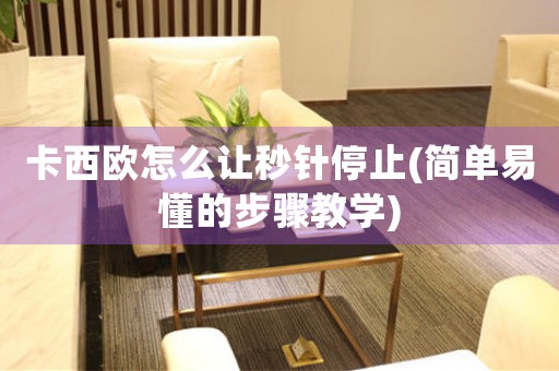 卡西歐怎么讓秒針停止(簡單易懂的步驟教學)