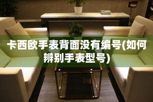 卡西歐手表背面沒有編號(如何辨別手表型號)