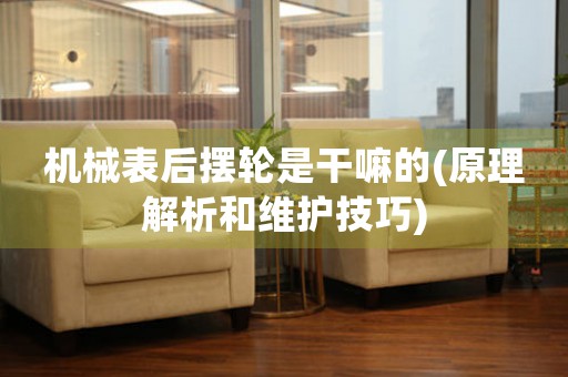 機械表后擺輪是干嘛的(原理解析和維護技巧)