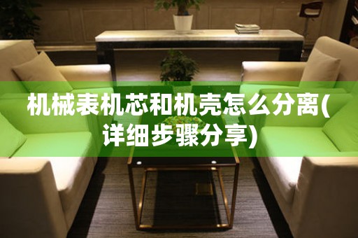 機(jī)械表機(jī)芯和機(jī)殼怎么分離(詳細(xì)步驟分享)
