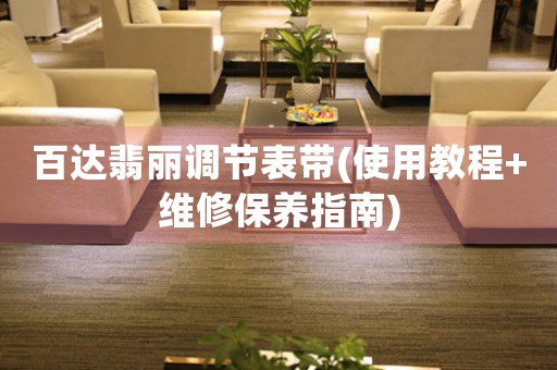 百達翡麗調(diào)節(jié)表帶(使用教程+維修保養(yǎng)指南)