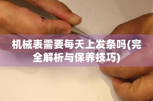 機(jī)械表需要每天上發(fā)條嗎(完全解析與保養(yǎng)技巧)