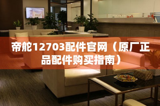 帝舵12703配件官網(wǎng)（原廠正品配件購買指南）