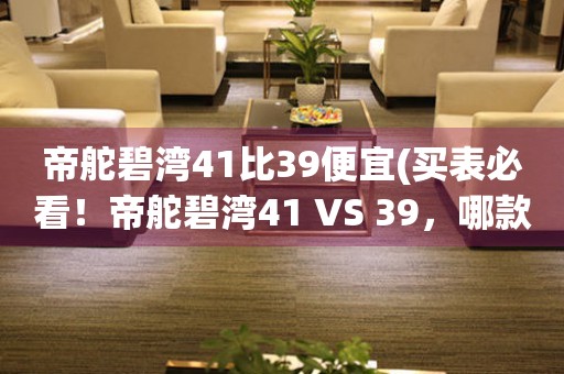帝舵碧灣41比39便宜(買表必看！帝舵碧灣41 VS 39，哪款更值得入手？)