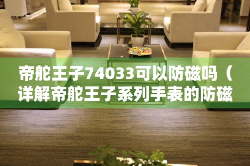 帝舵王子74033可以防磁嗎（詳解帝舵王子系列手表的防磁性能）