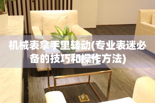 機械表拿手里轉(zhuǎn)動(專業(yè)表迷必備的技巧和操作方法)