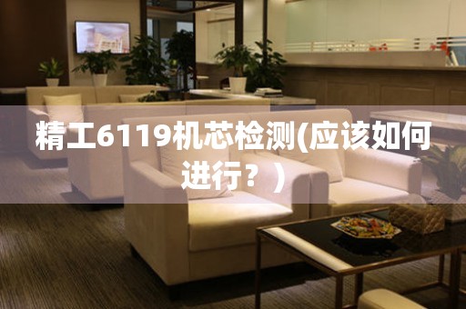 精工6119機(jī)芯檢測(cè)(應(yīng)該如何進(jìn)行？)