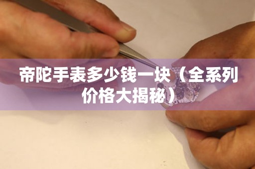 帝陀手表多少錢一塊（全系列價(jià)格大揭秘）