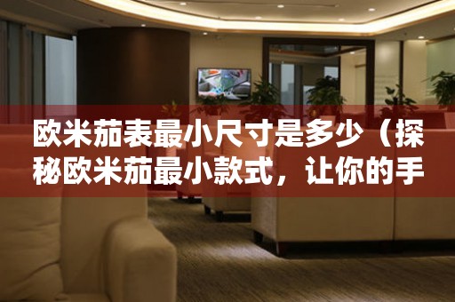 歐米茄表最小尺寸是多少（探秘歐米茄最小款式，讓你的手腕更加精致）
