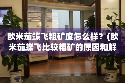 歐米茄蝶飛粗礦度怎么樣？(歐米茄蝶飛比較粗礦的原因和解決方法)