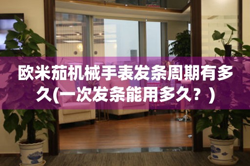 歐米茄機械手表發(fā)條周期有多久(一次發(fā)條能用多久？)